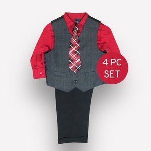 Nautica Toddler Boys 4 pc Matching Set Suit Outfit Size 2T.